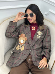 GIACCA TEDDY CON SPILLA NEW AI26