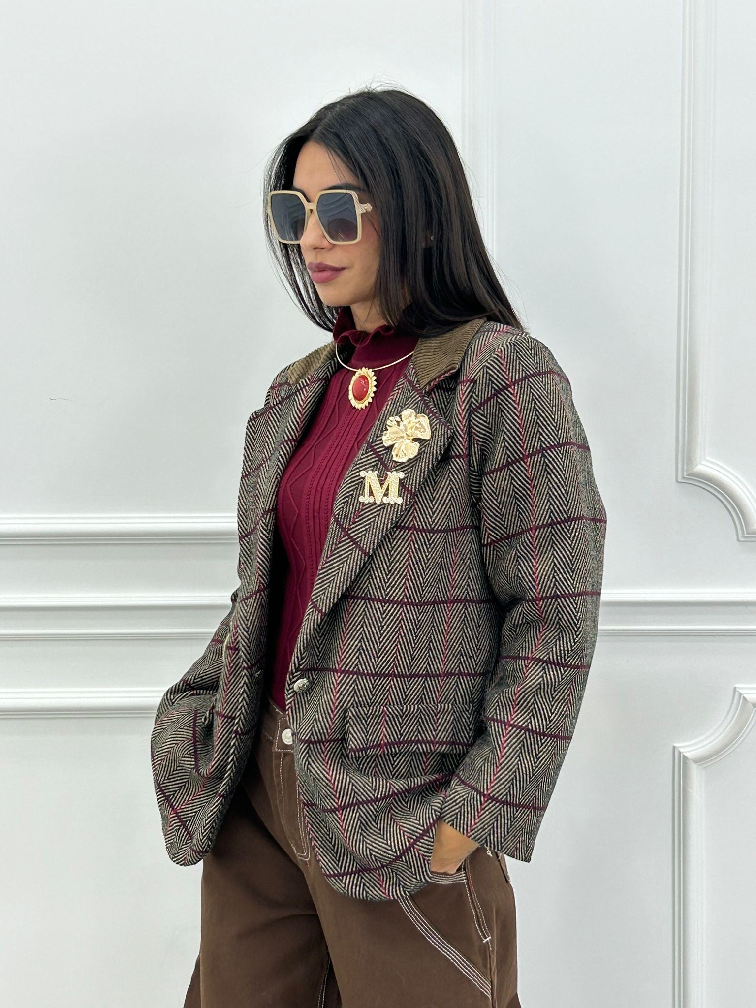 GIACCA TEDDY CON SPILLA NEW AI26