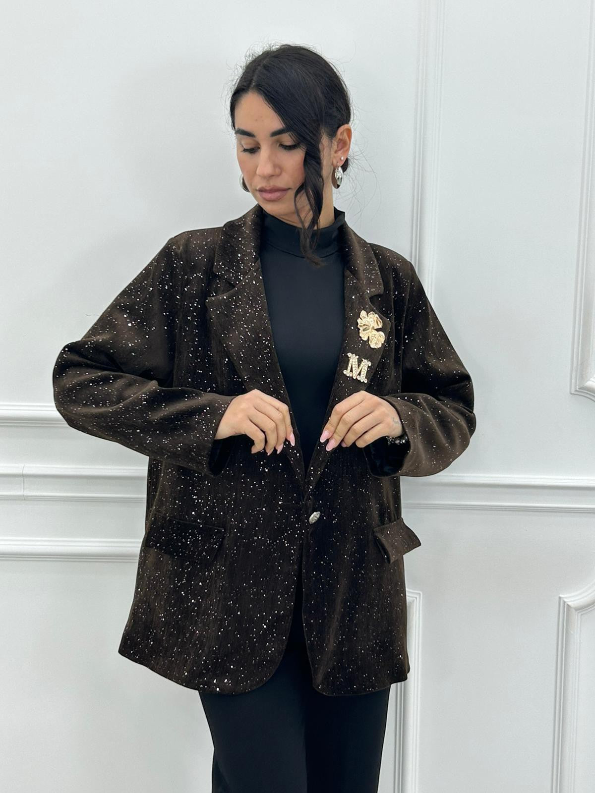 GIACCA LUREX BLOOM NEW AI26