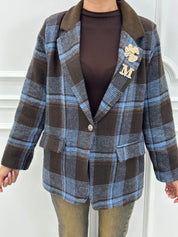 GIACCA CHECK E PINS NEW AI26
