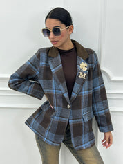 GIACCA CHECK E PINS NEW AI26