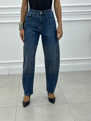 JEANS BALLOON STRASS NEW AI26