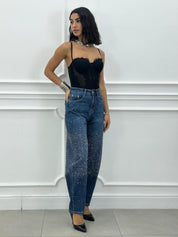 JEANS BALLOON STRASS NEW AI26