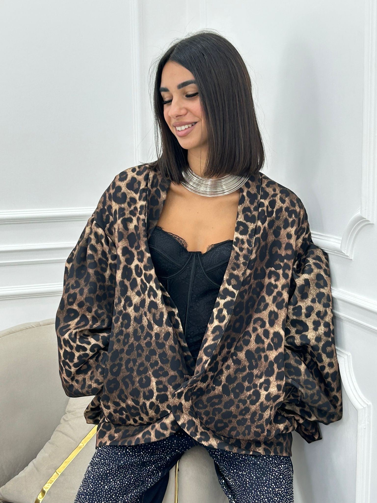 BLAZER LEOPARD CHIC NEW AI26