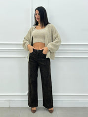 JEANS LEOPARD PRINT NEW AI26