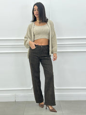 JEANS LEOPARD PRINT NEW AI26