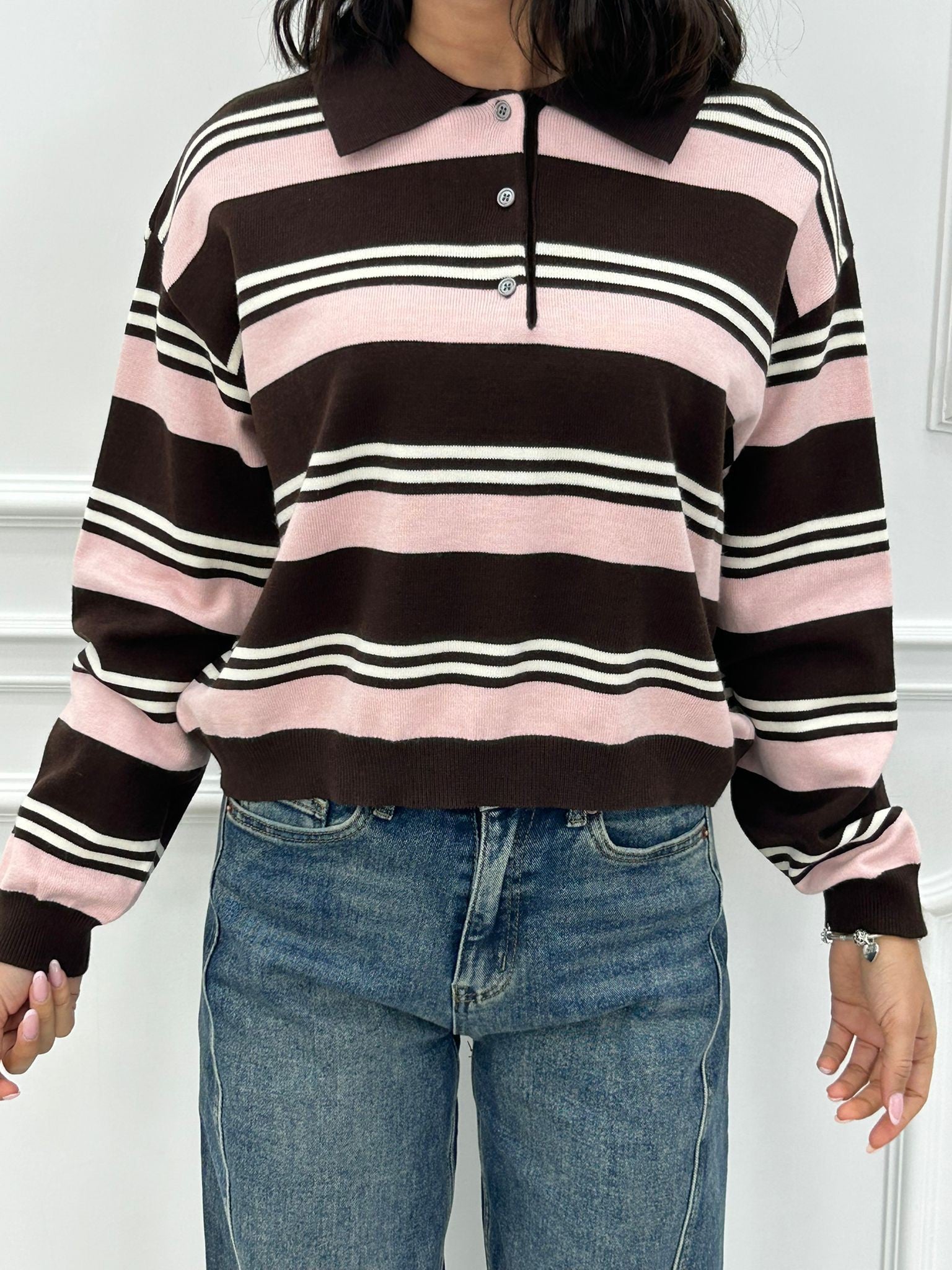 MAGLIONCINO POLO STIPED NEW AI26