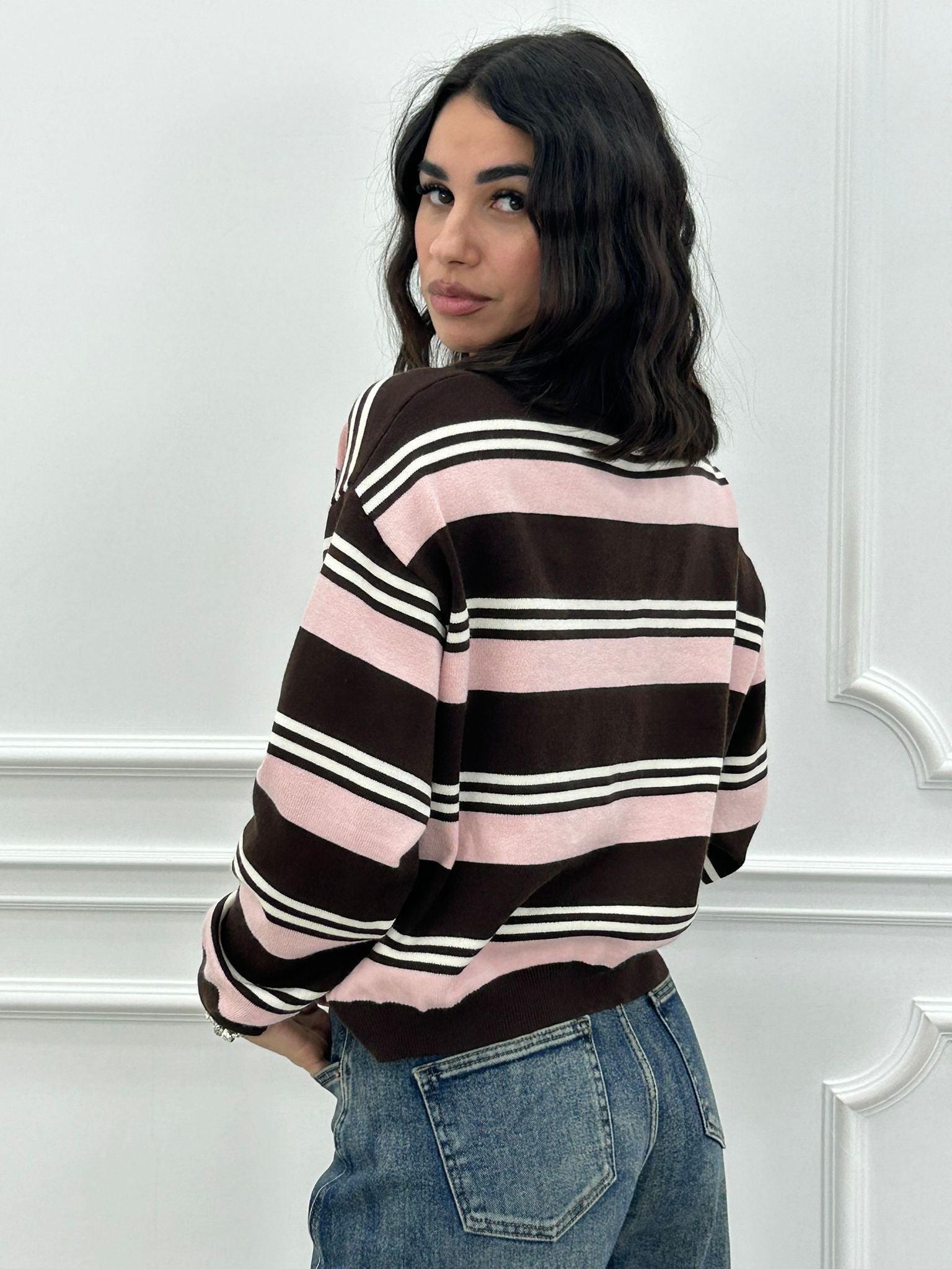 MAGLIONCINO POLO STIPED NEW AI26