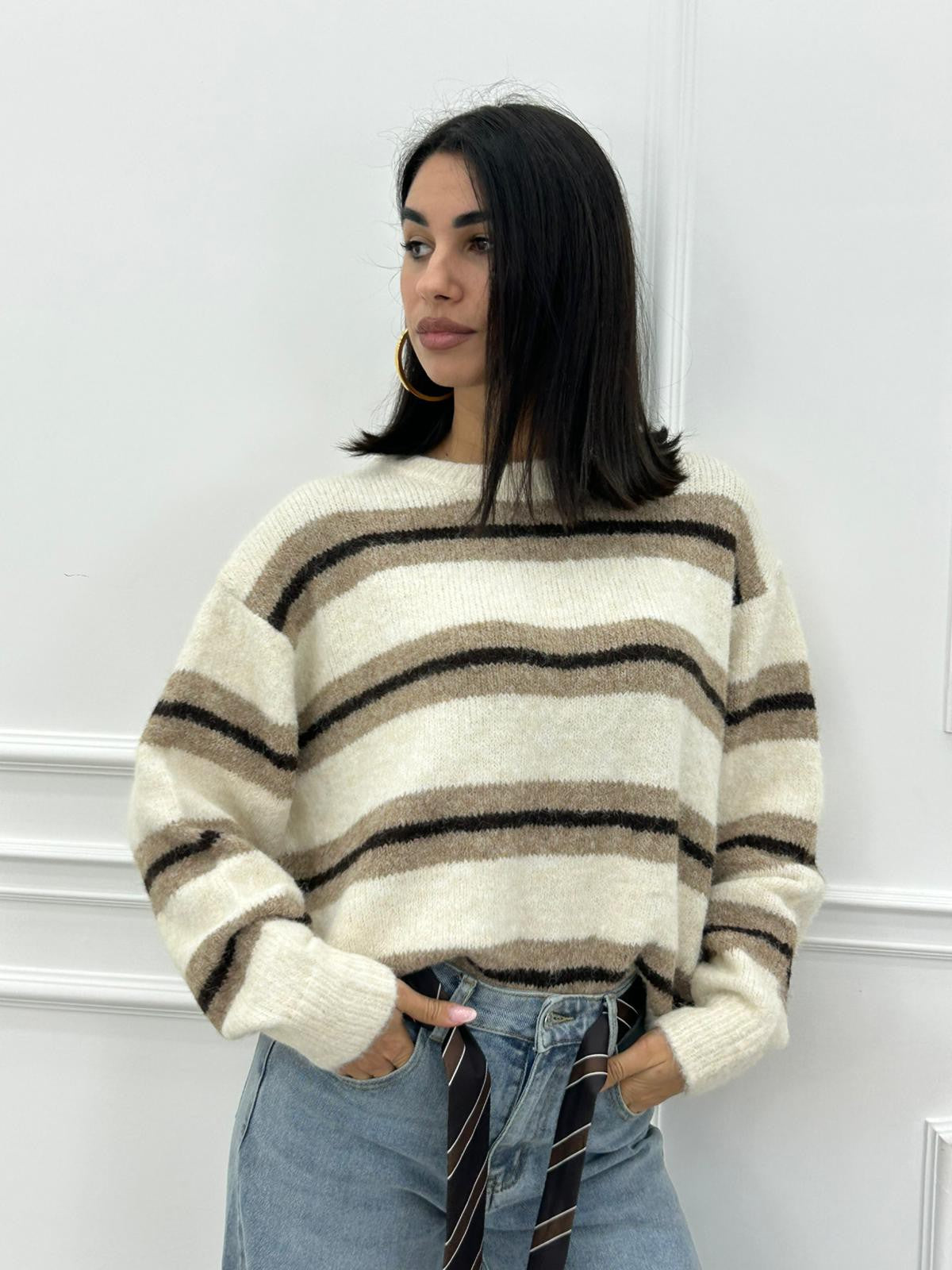 MAGLIONCINO STRIPED EASE NEW AI26