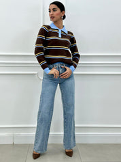 JEANS STRAIGHT CON STRAPPI NEW AI26