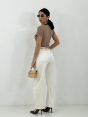 JEANS BLN WHITE NEW P/E26