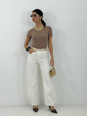 JEANS BLN WHITE NEW P/E26