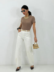 JEANS BLN WHITE NEW P/E26