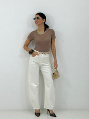 JEANS BLN WHITE NEW P/E26