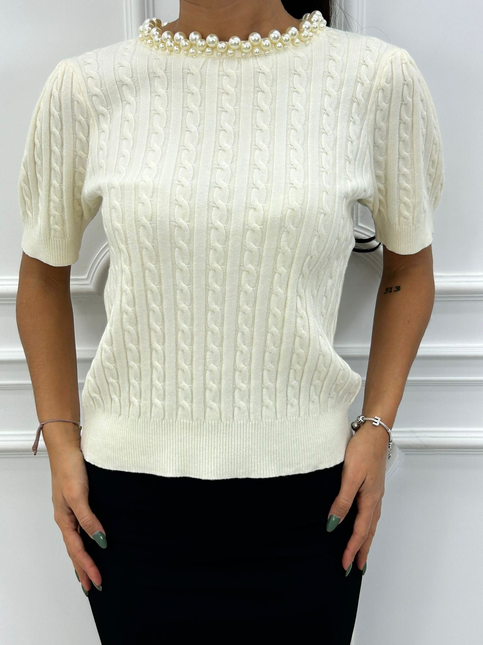 MAGLIA PEARL KNIT NEW AI26