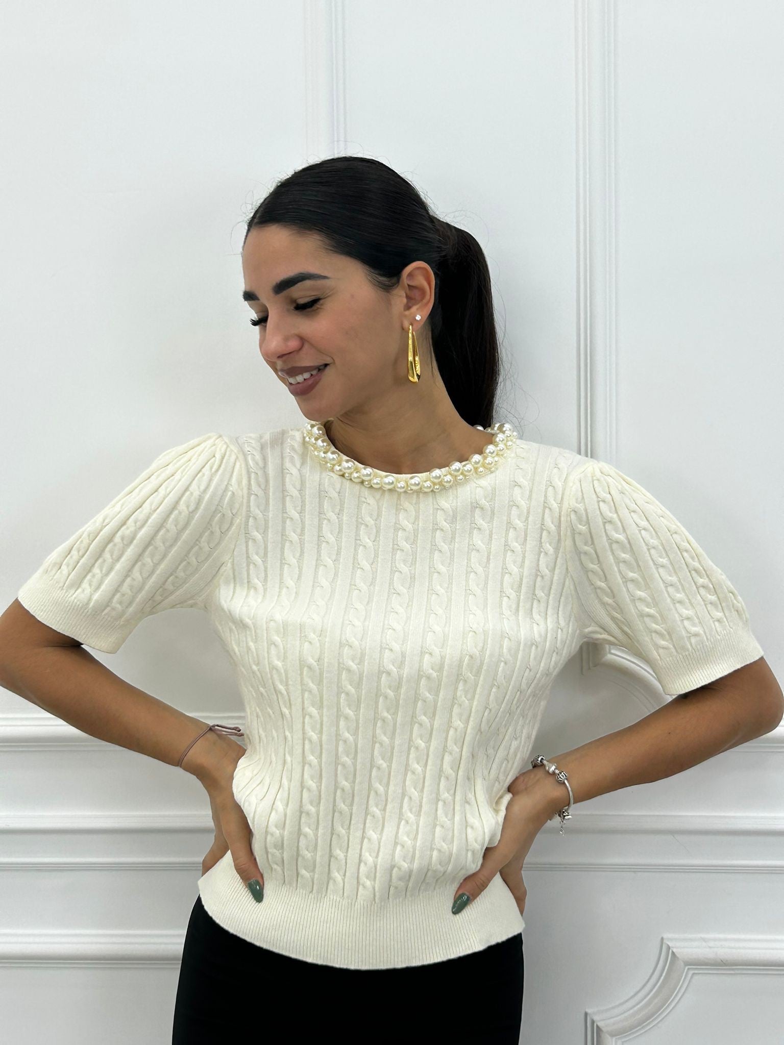 MAGLIA PEARL KNIT NEW AI26
