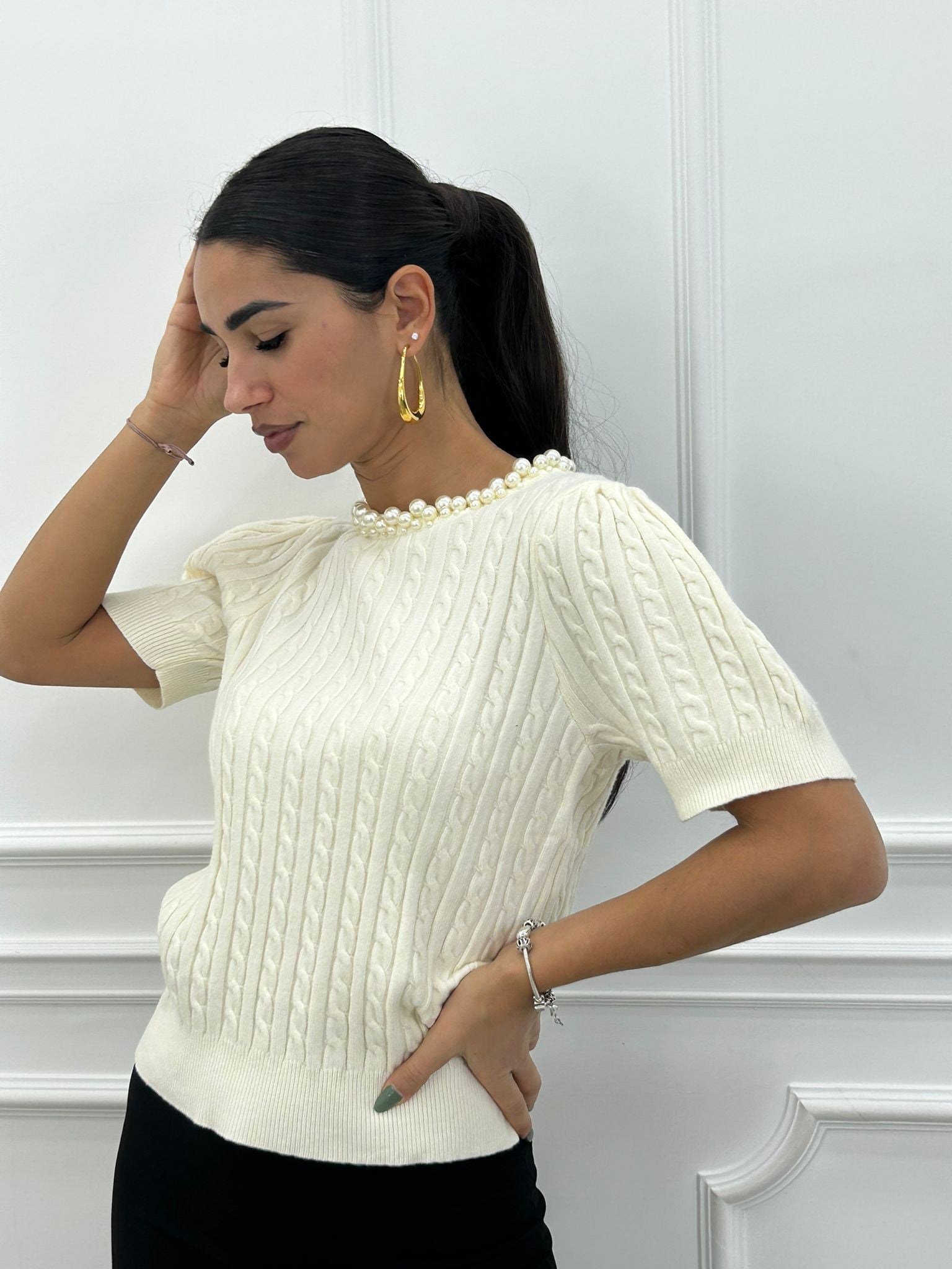 MAGLIA PEARL KNIT NEW AI26