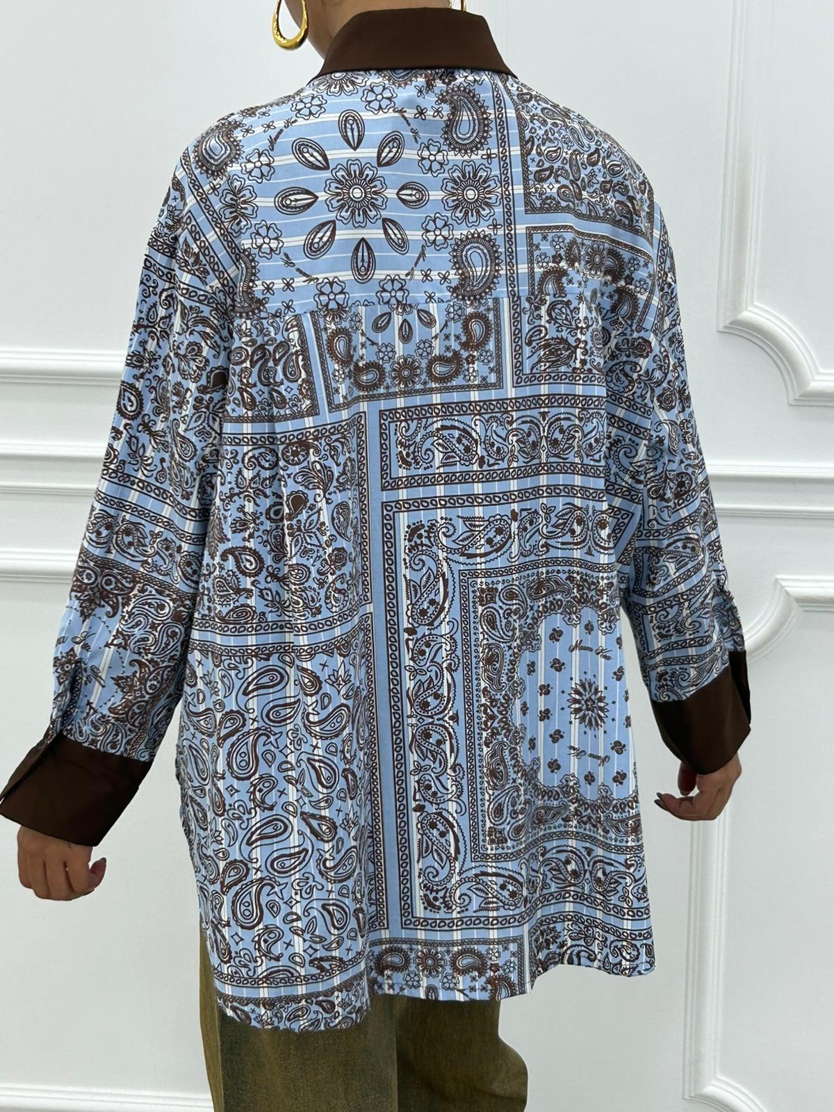 CAMICIA PAINTED FEELP NEW AI26