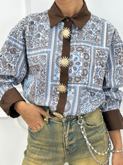 CAMICIA PAINTED FEELP NEW AI26