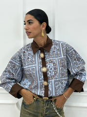 CAMICIA PAINTED FEELP NEW AI26