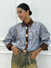 CAMICIA PAINTED FEELP NEW AI26