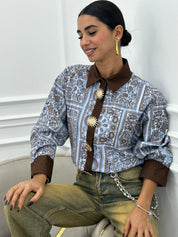 CAMICIA PAINTED FEELP NEW AI26