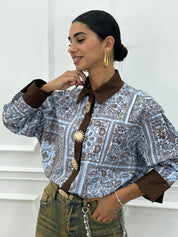 CAMICIA PAINTED FEELP NEW AI26