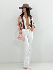 JEANS WHITE BELL NEW PE/26
