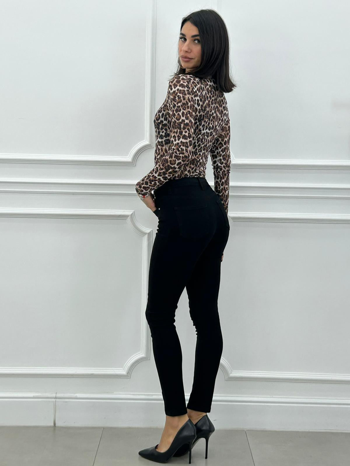 JEANS SKINNY BLACK NEW AI26