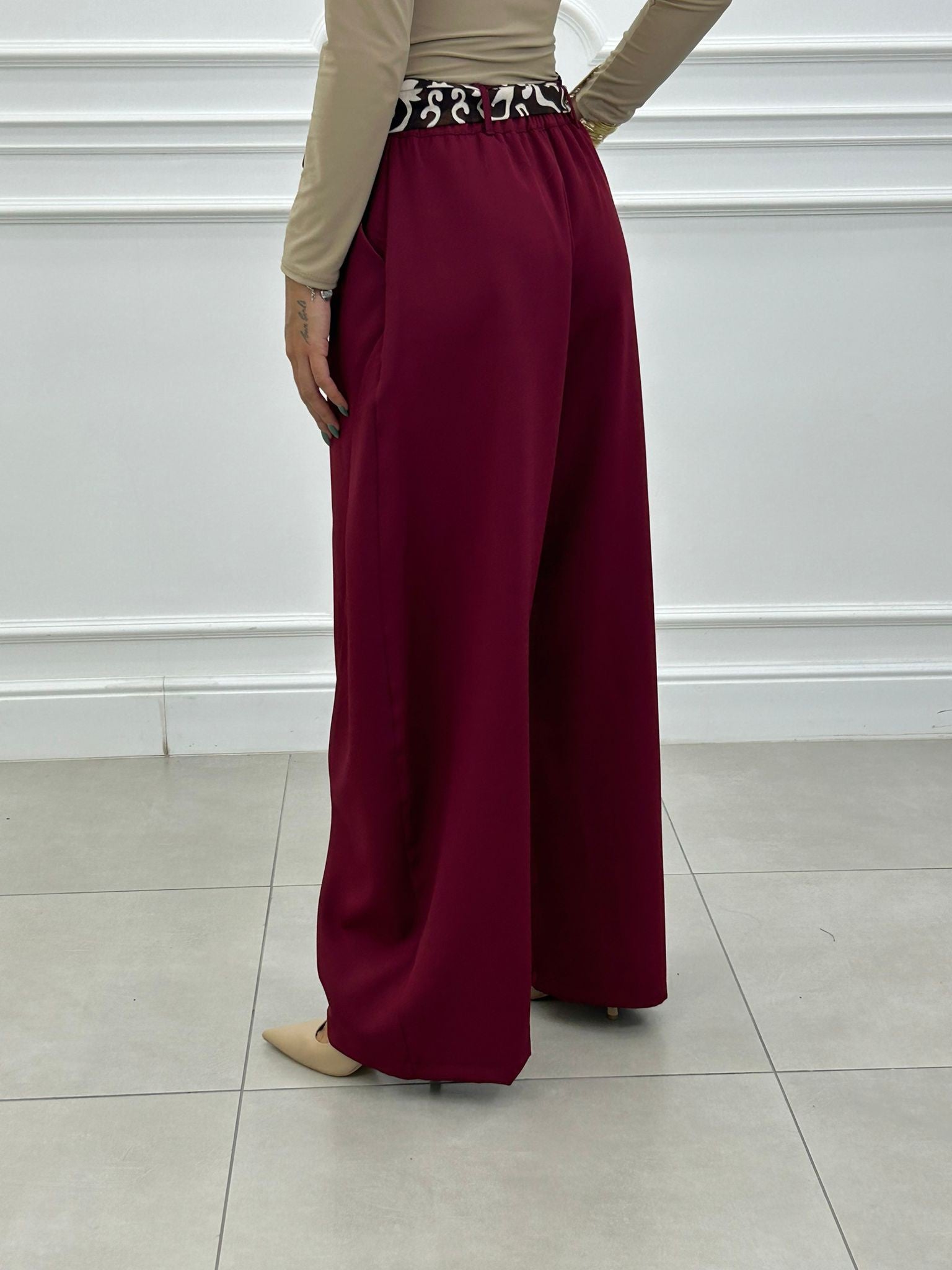BALLOON PANTS CON FOULARD NEW AI26
