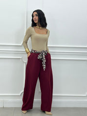 BALLOON PANTS CON FOULARD NEW AI26
