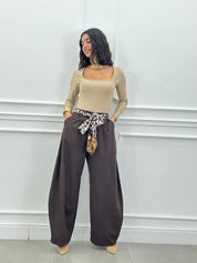 BALLOON PANTS CON FOULARD NEW AI26
