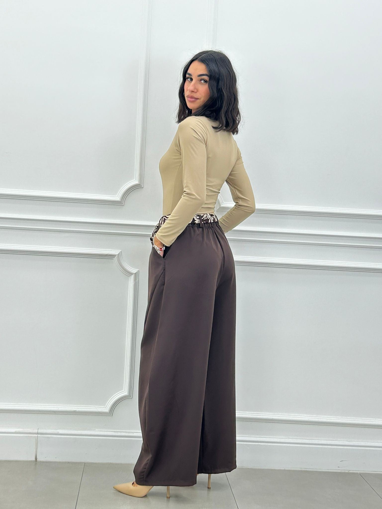 BALLOON PANTS CON FOULARD NEW AI26