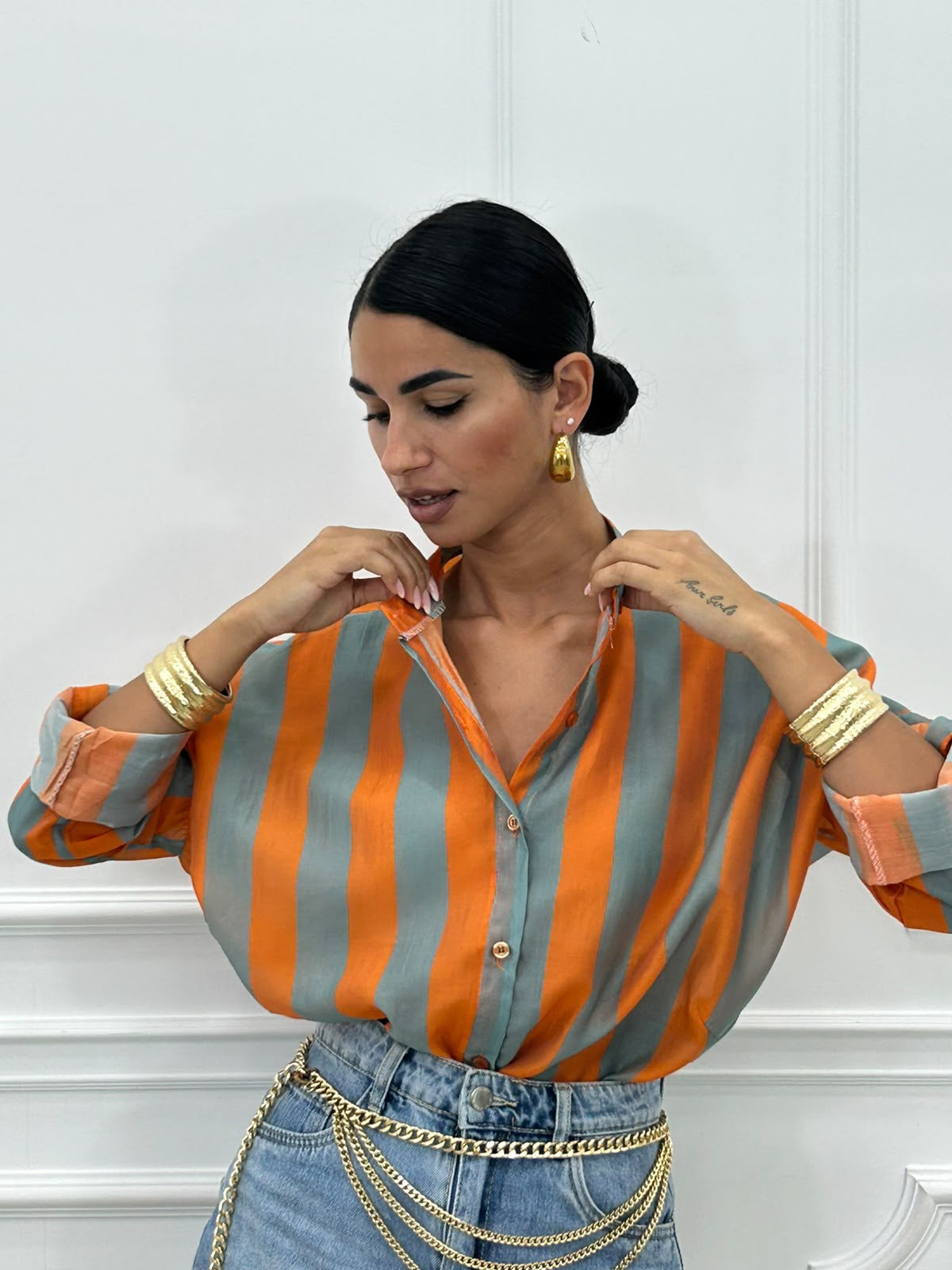 CAMICIA RIGHE NEW PE/26