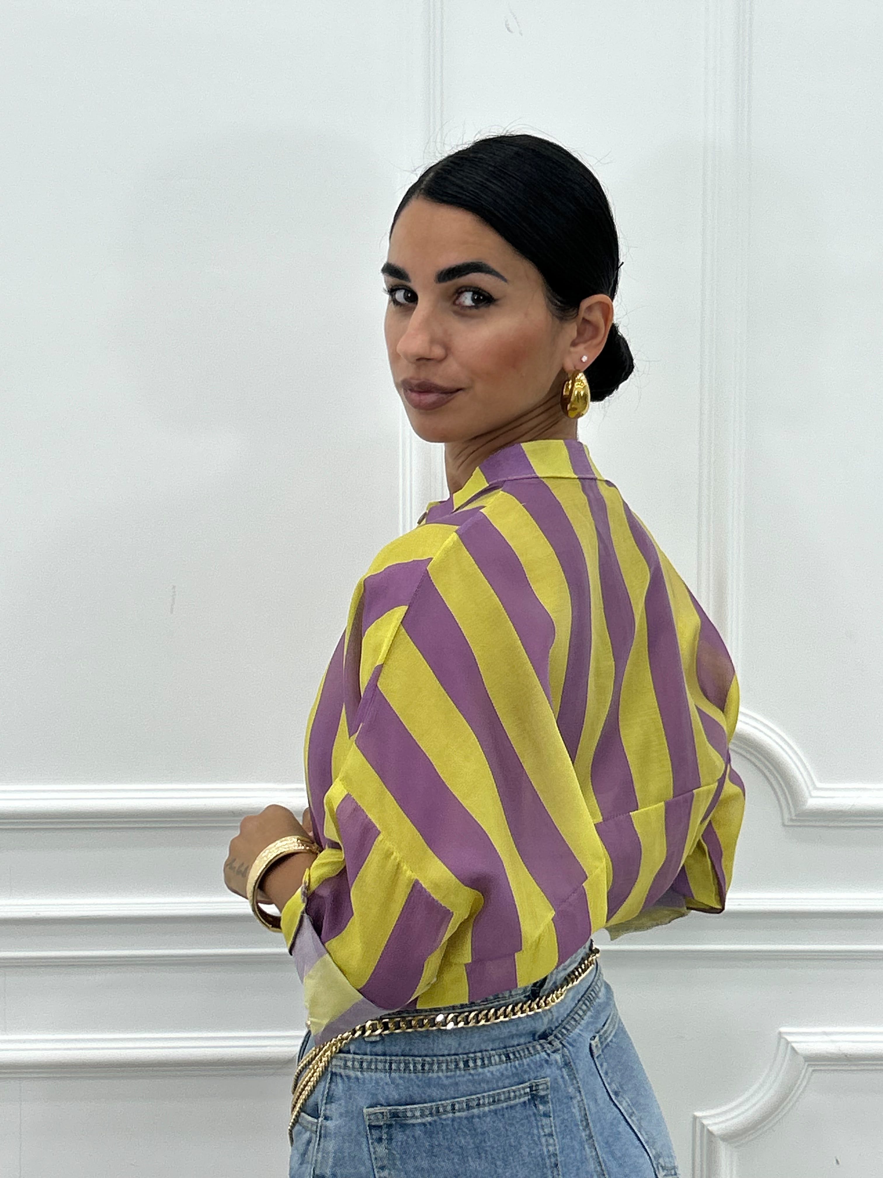 CAMICIA RIGHE NEW PE/26