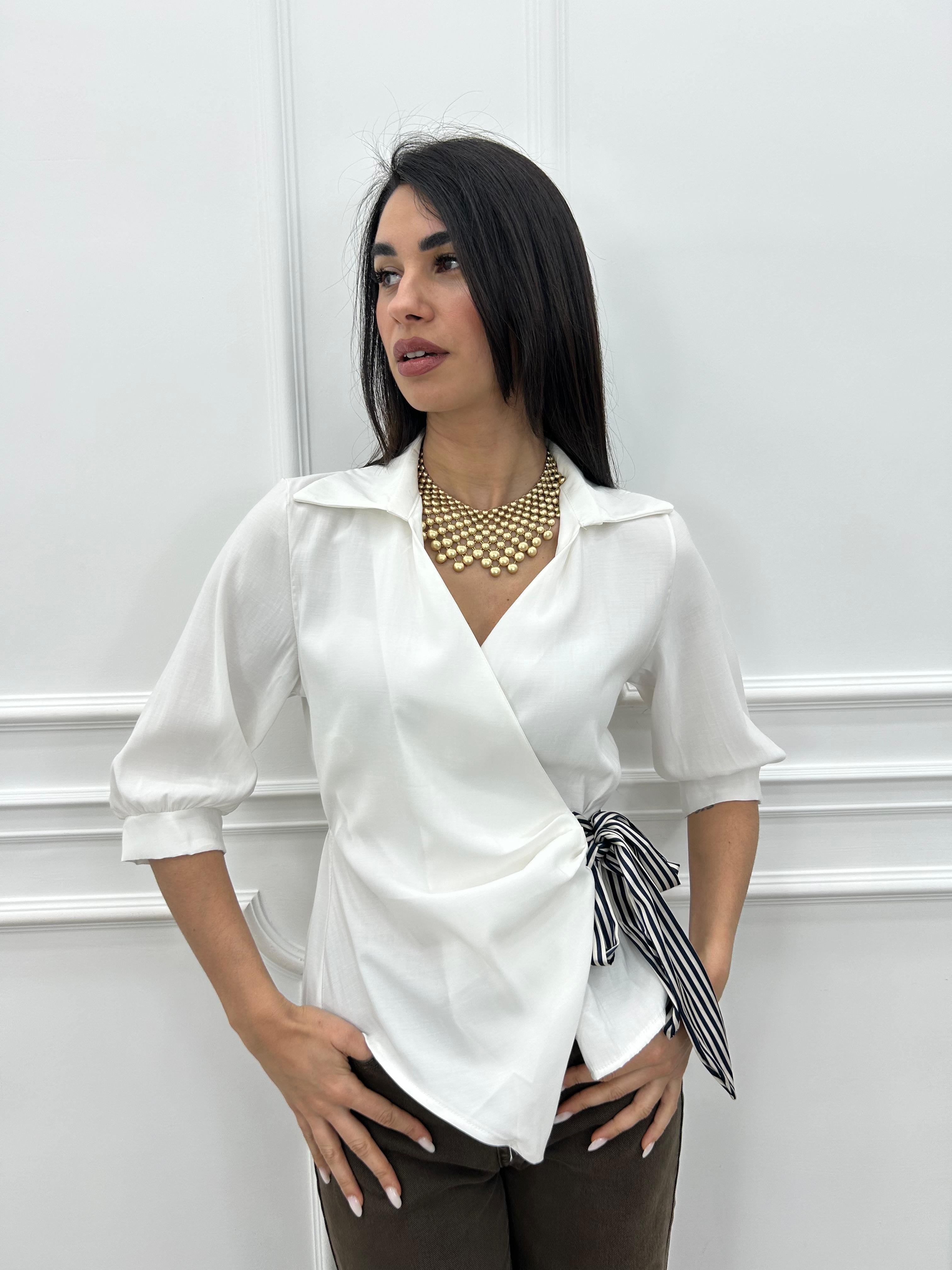 BLUSA INCROCIATA NEWPE/26