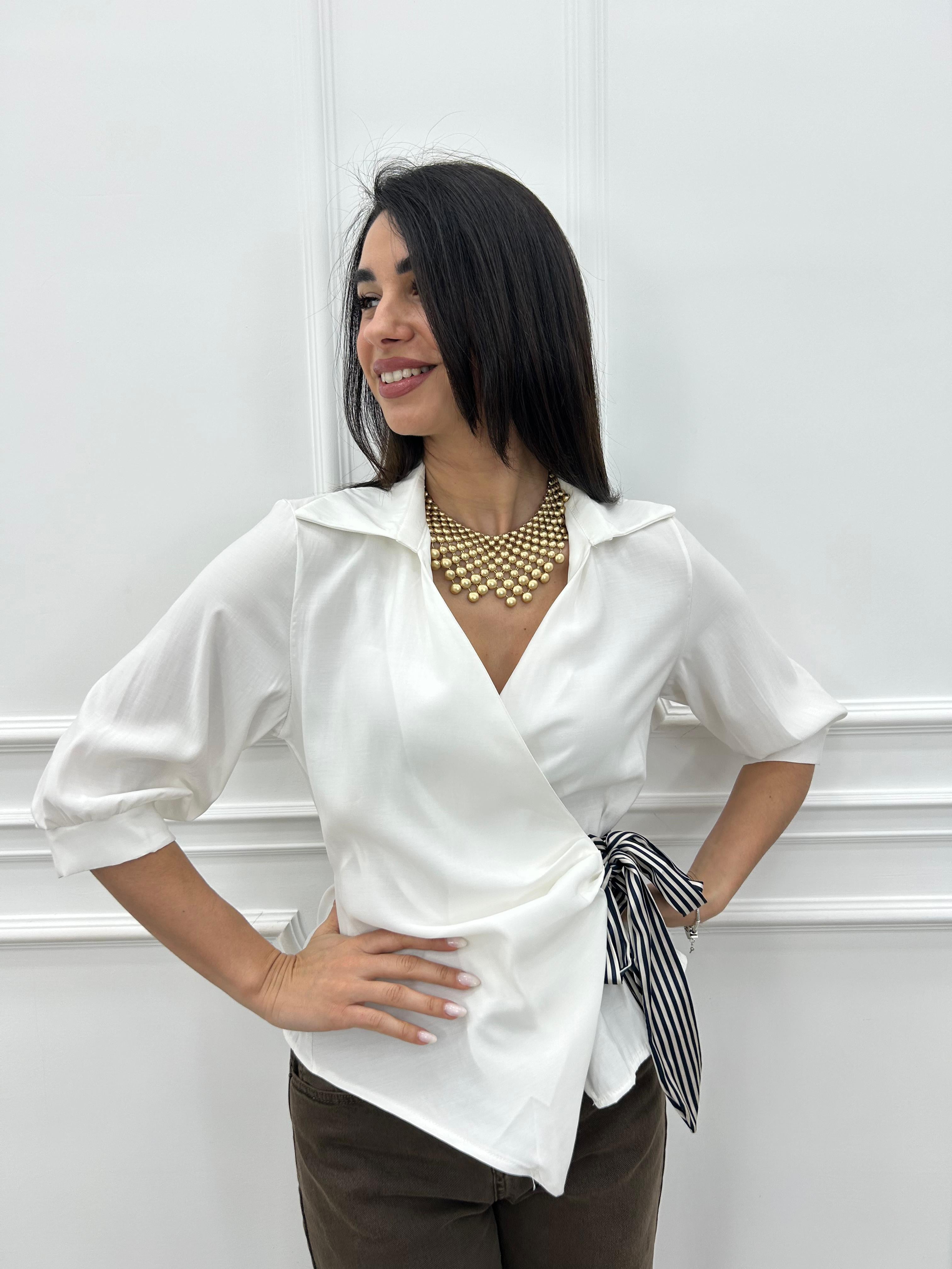 BLUSA INCROCIATA NEWPE/26