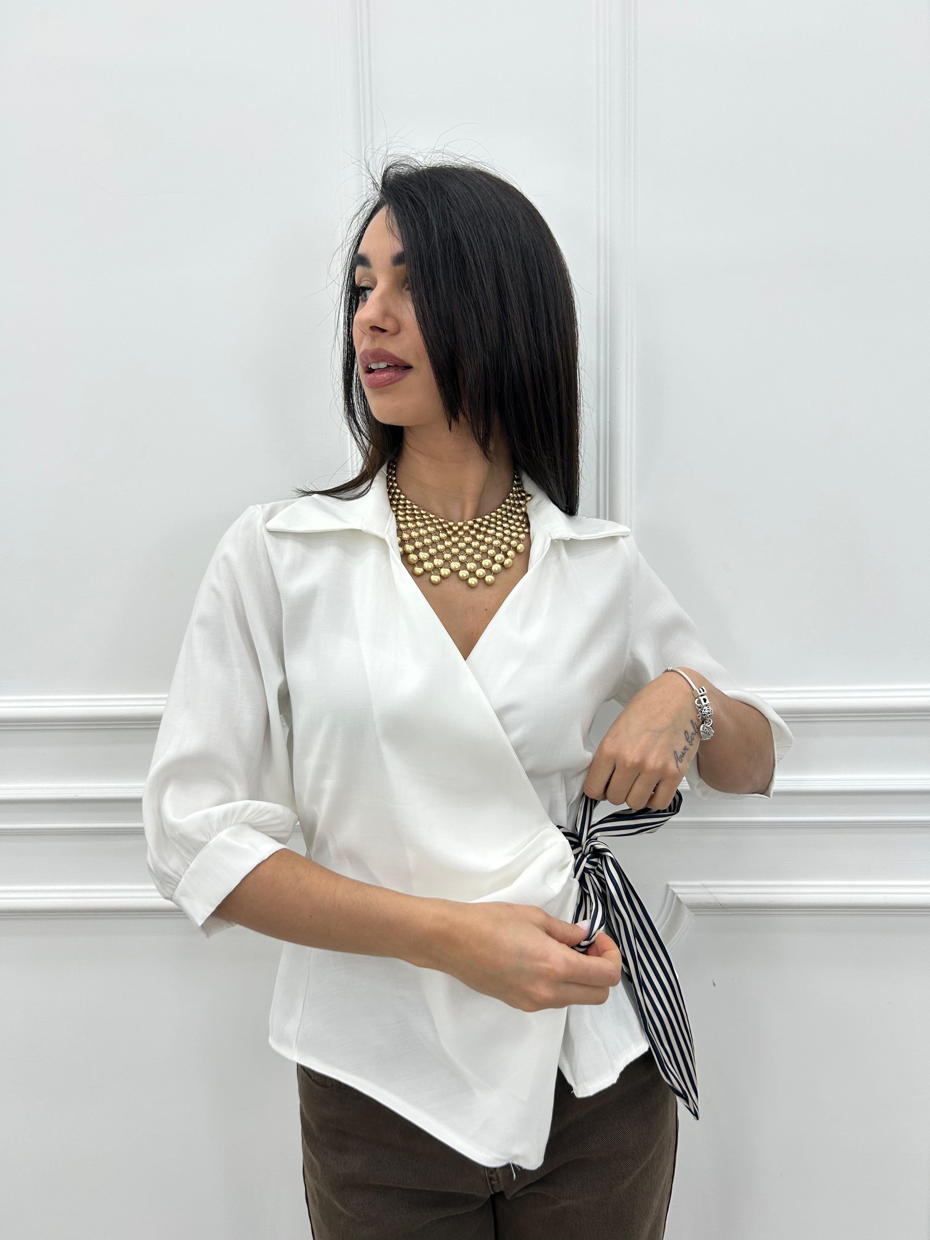 BLUSA INCROCIATA NEWPE/26