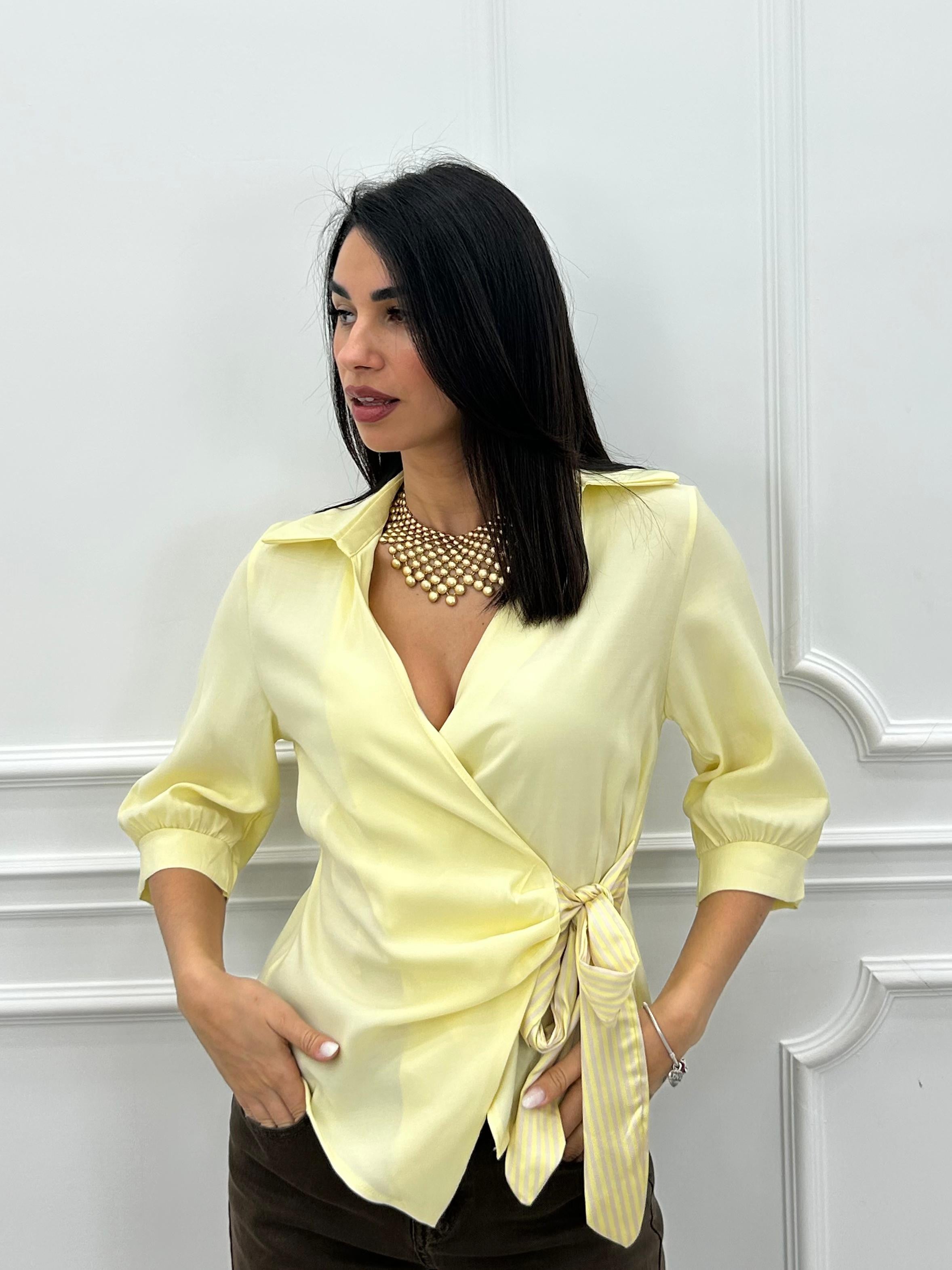 BLUSA INCROCIATA NEWPE/26