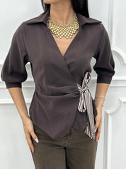 BLUSA INCROCIATA NEWPE/26