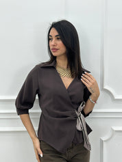 BLUSA INCROCIATA NEWPE/26