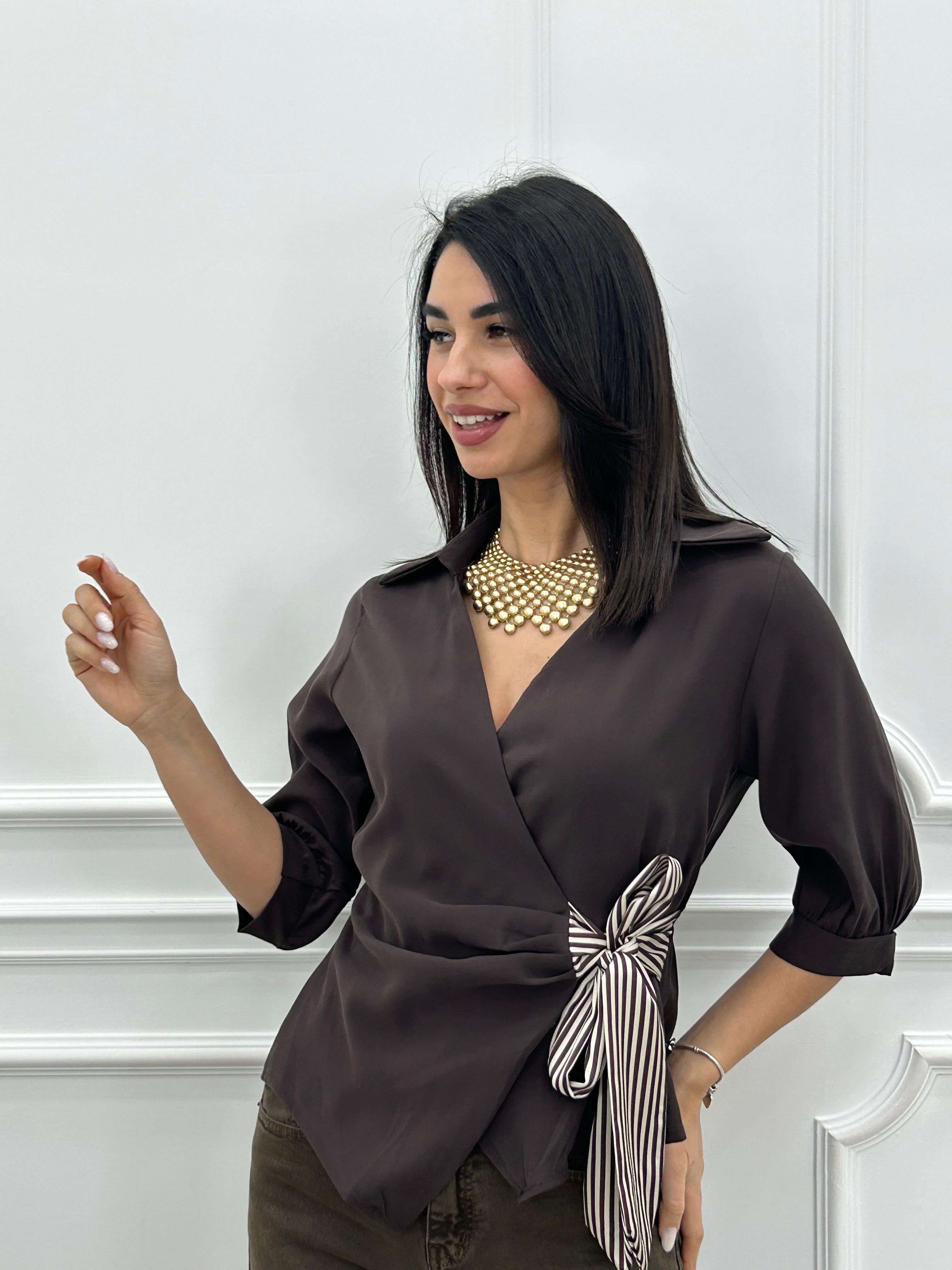 BLUSA INCROCIATA NEWPE/26