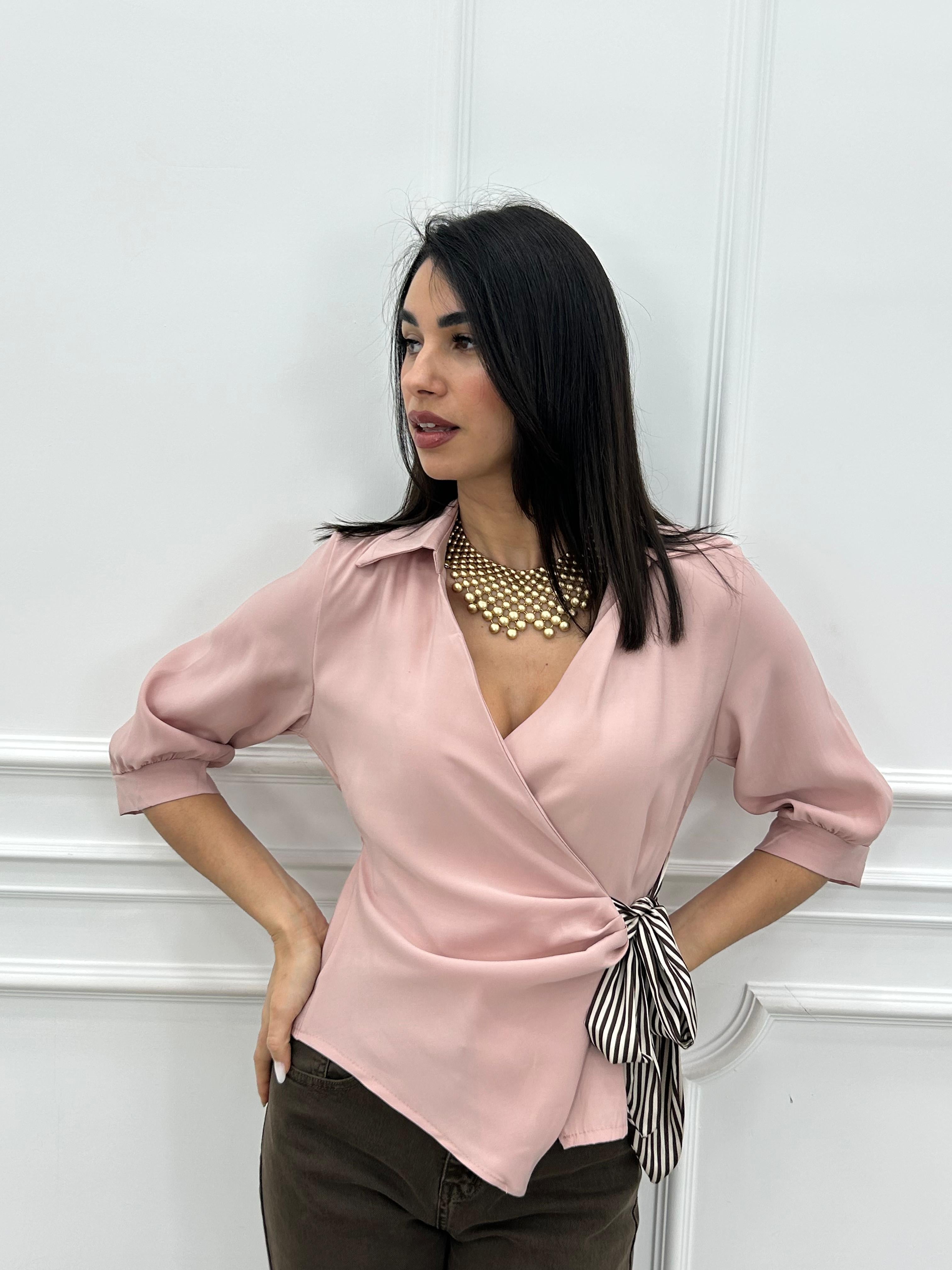 BLUSA INCROCIATA NEWPE/26