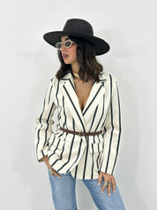GIACCA VELVET LINES NEW P/E26