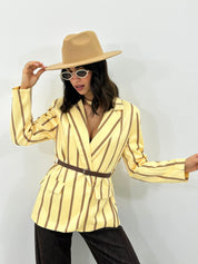 GIACCA VELVET LINES NEW P/E26