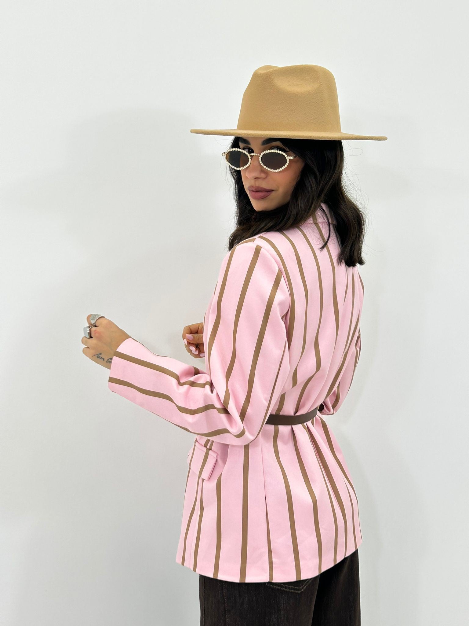 GIACCA VELVET LINES NEW P/E26