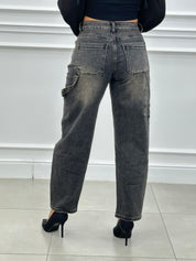 JEANS BLACK WASH NEW AI26