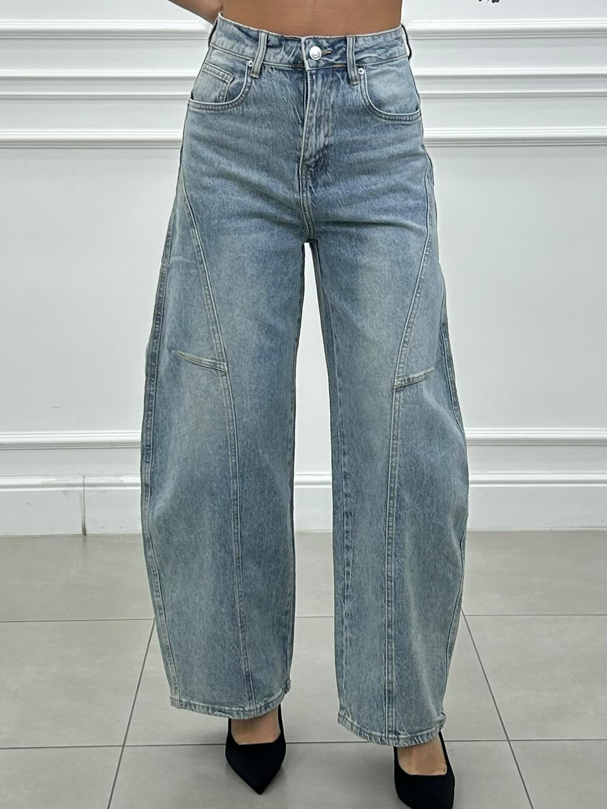 JEANS HIGH WAIST NEW PE/26