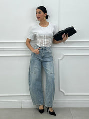 JEANS HIGH WAIST NEW PE/26