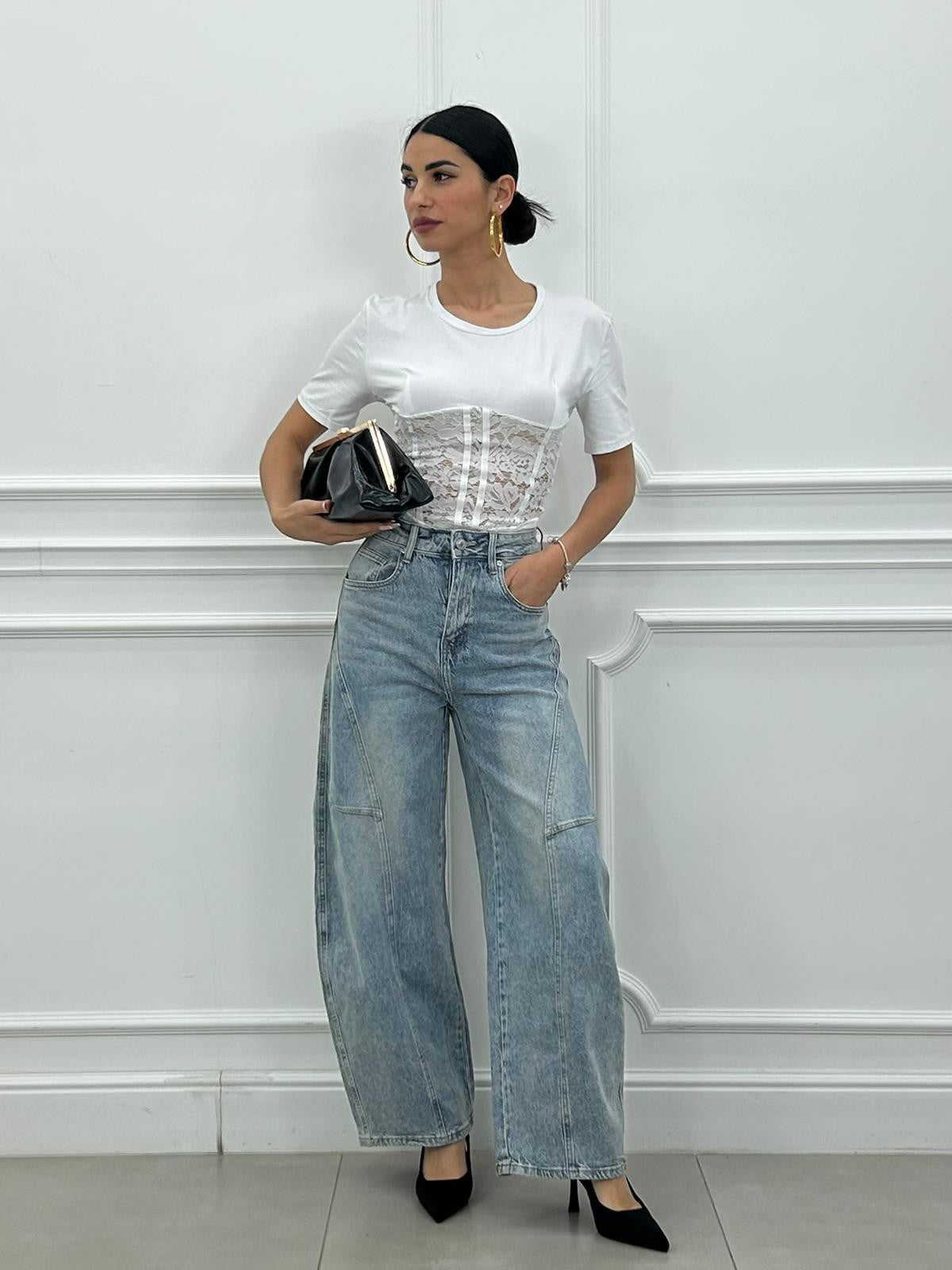 JEANS HIGH WAIST NEW PE/26